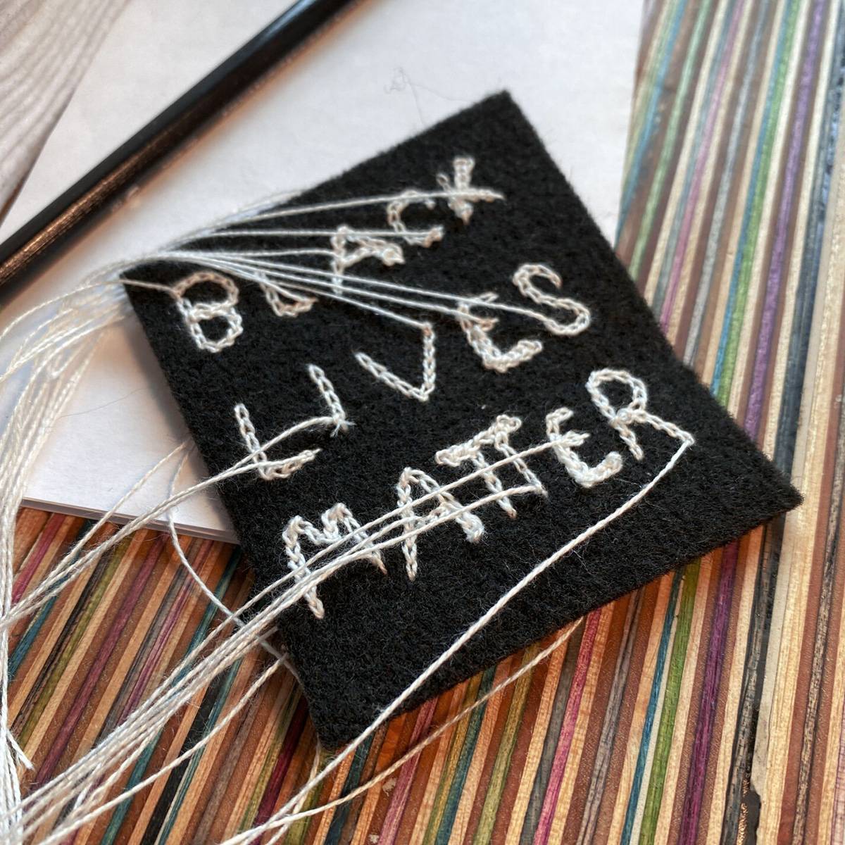 When Embroidery Stitches a Portrait of Our Times