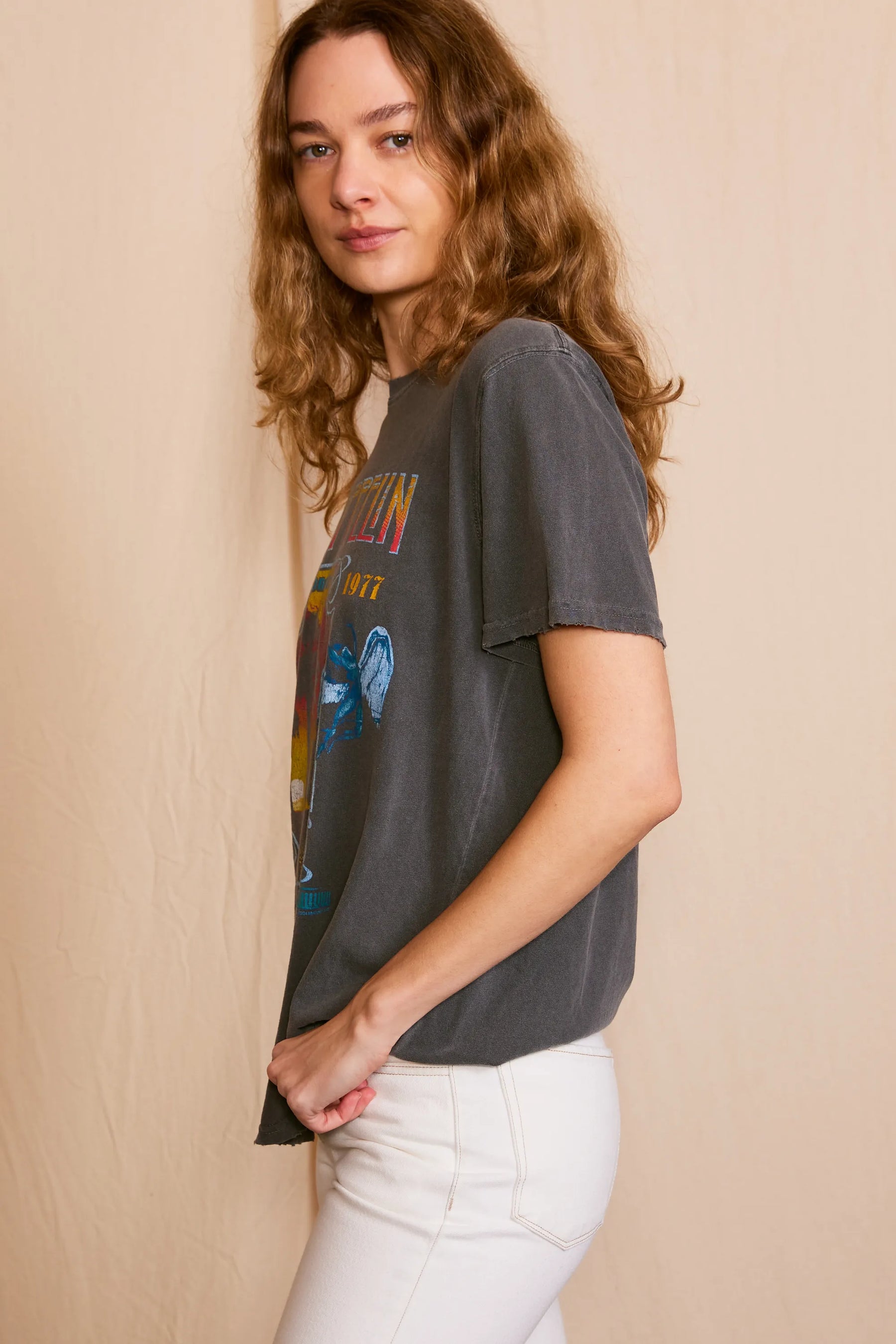 Led Zeppelin Inglewood Sunkissed Gray Tee