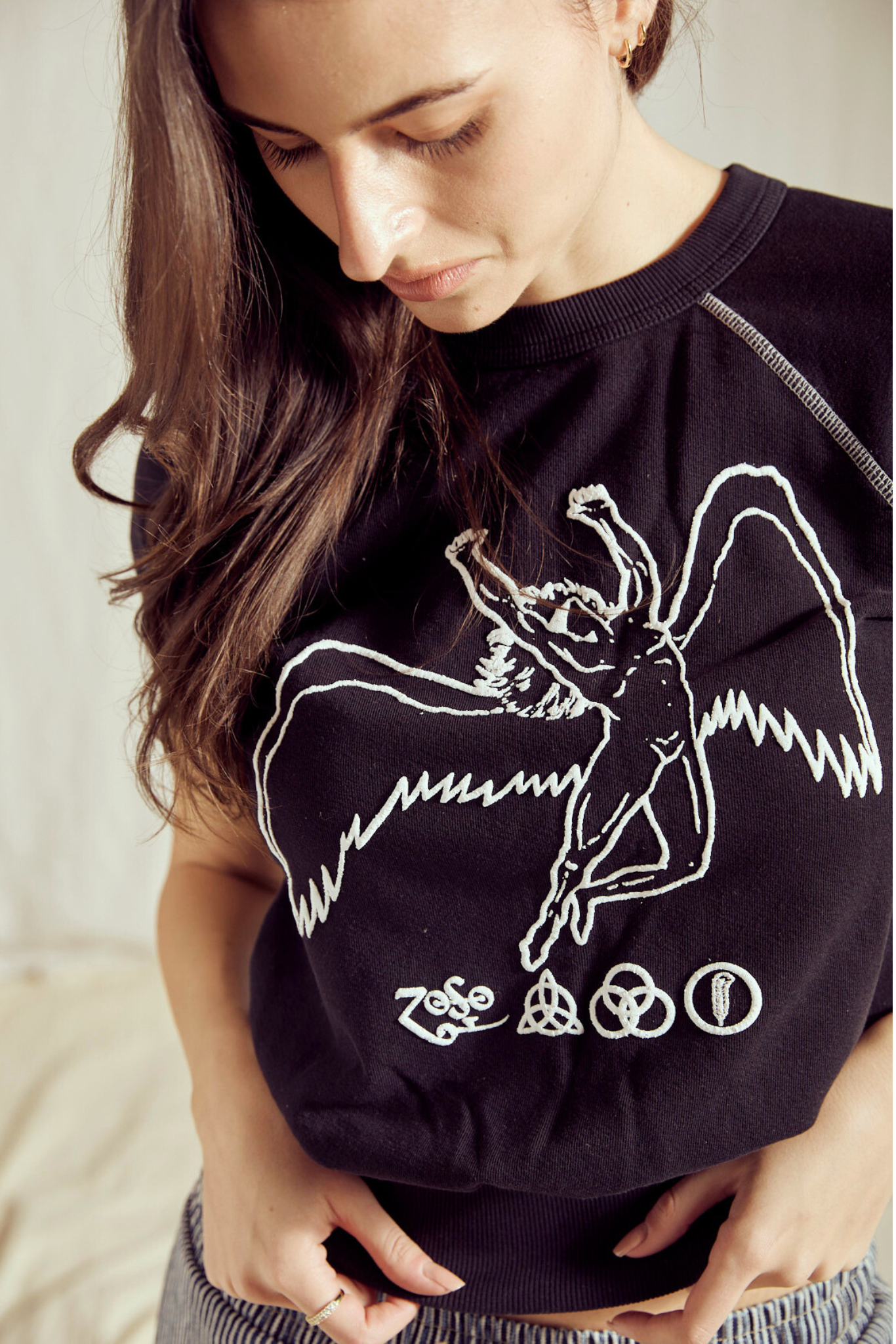 Led Zeppelin Short Sleeve Icarus Raglan