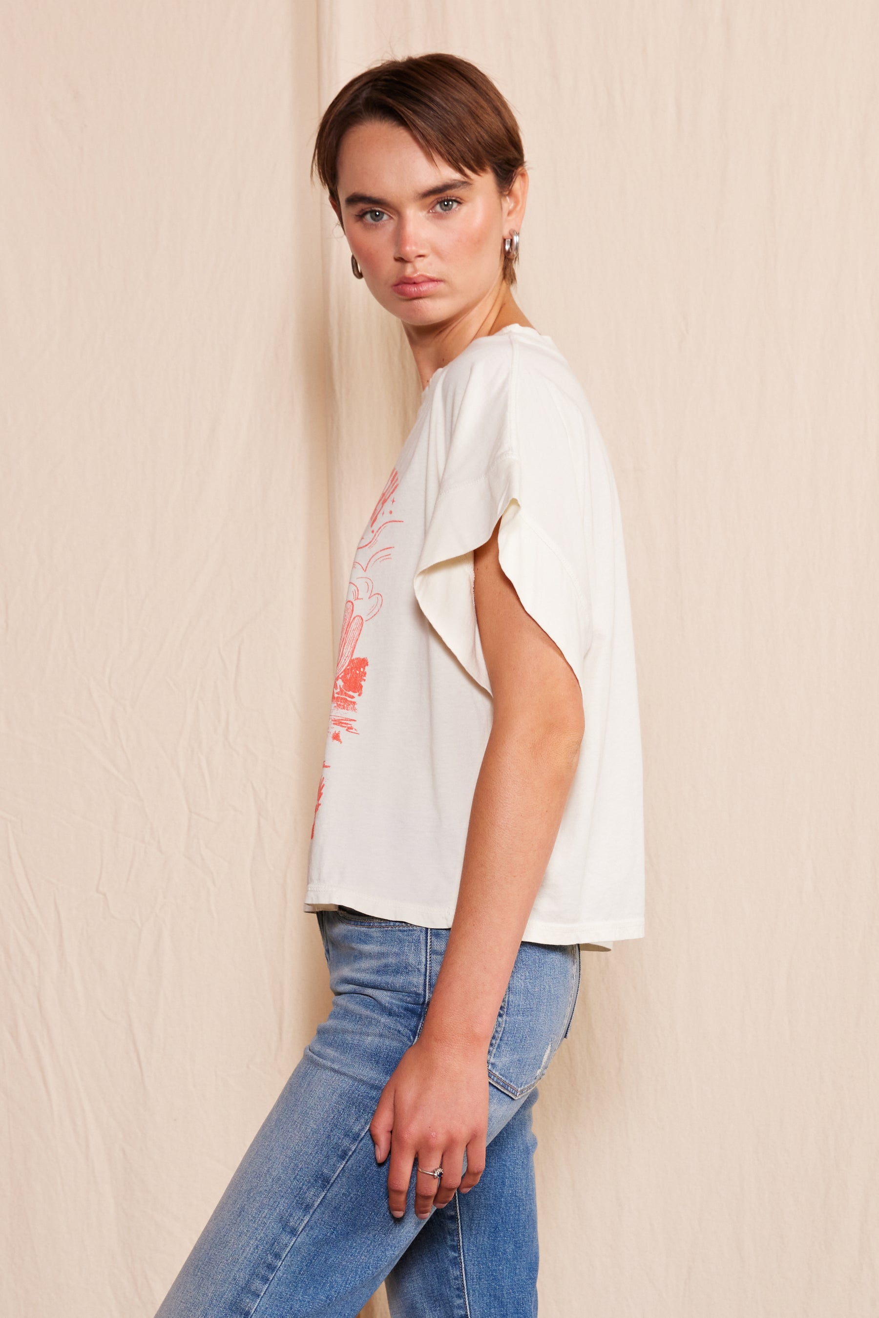 "Honky Cowgirl" Crew Neck T-shirt
