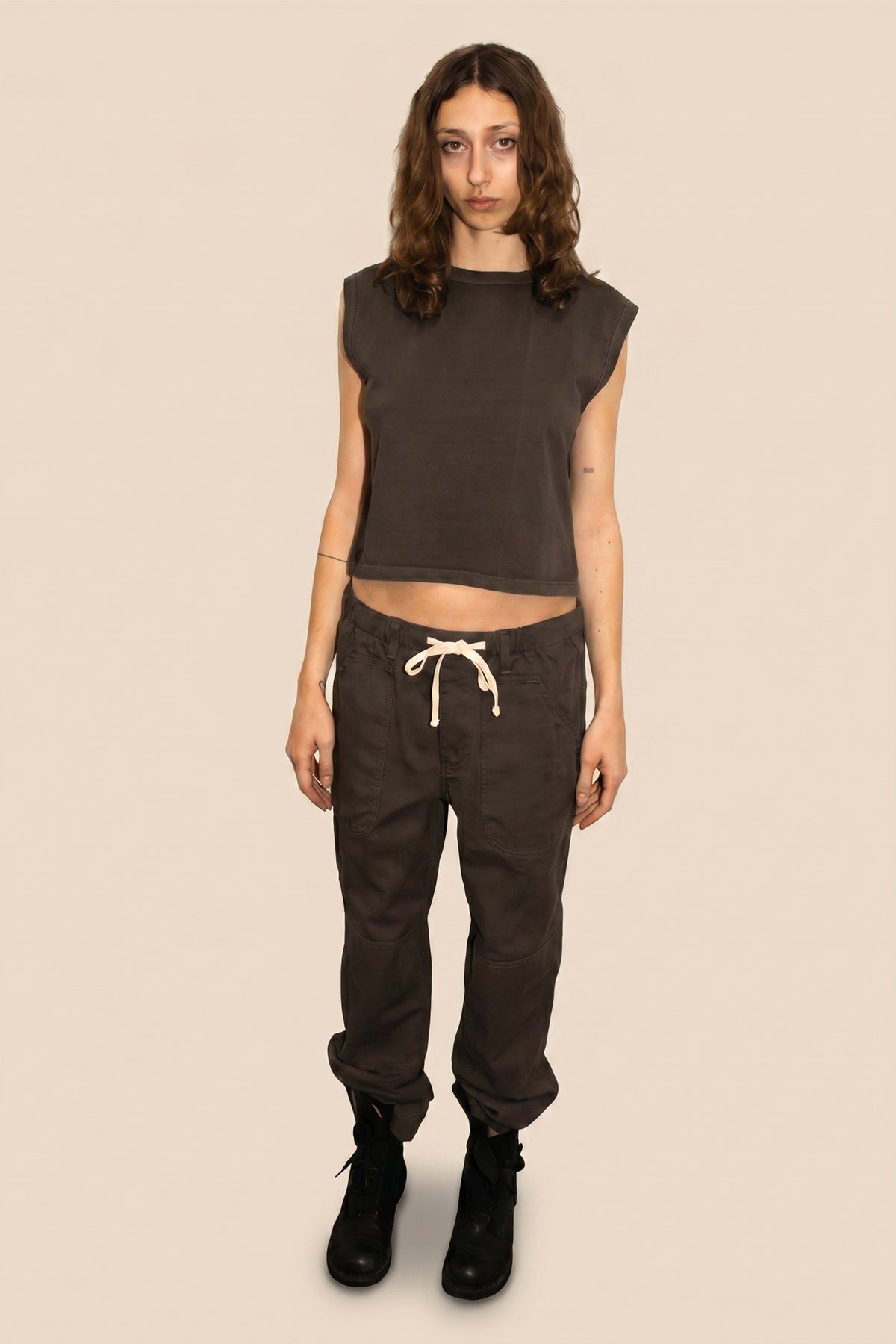 The Ana Tank 2.0 - Vintage Black