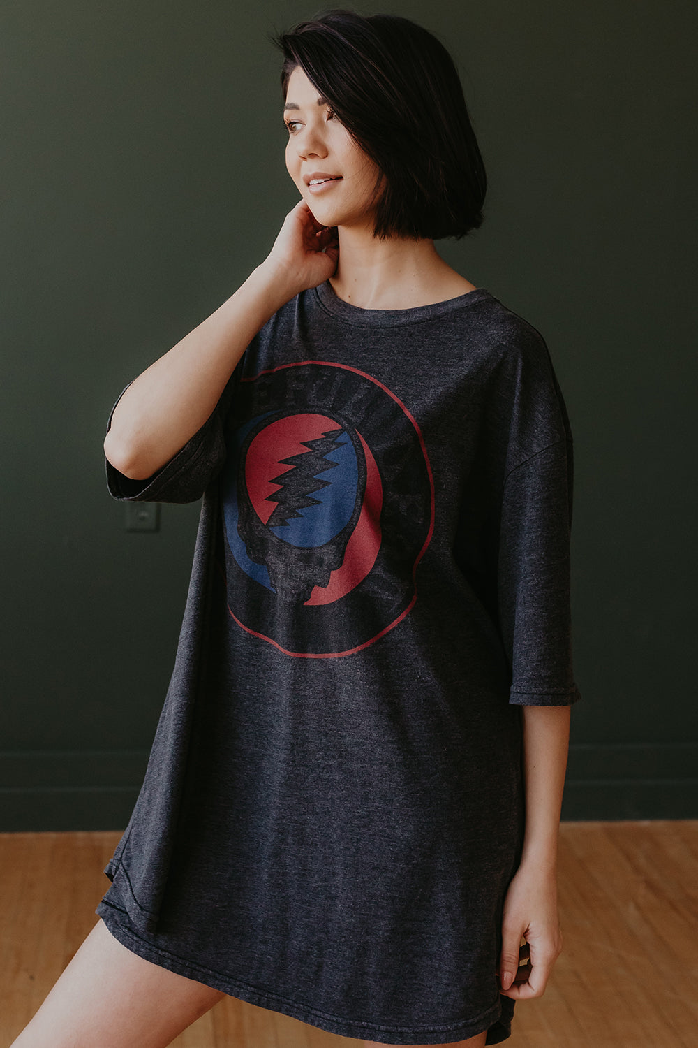 Grateful Dead Steal Your Face T-Shirt Dress