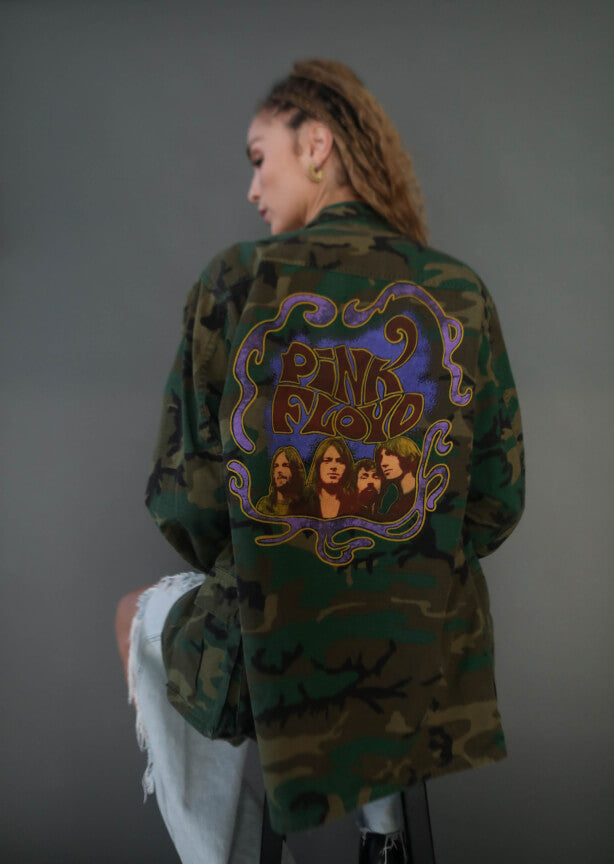 Pink Floyd Authentic Vintage Camo Jacket