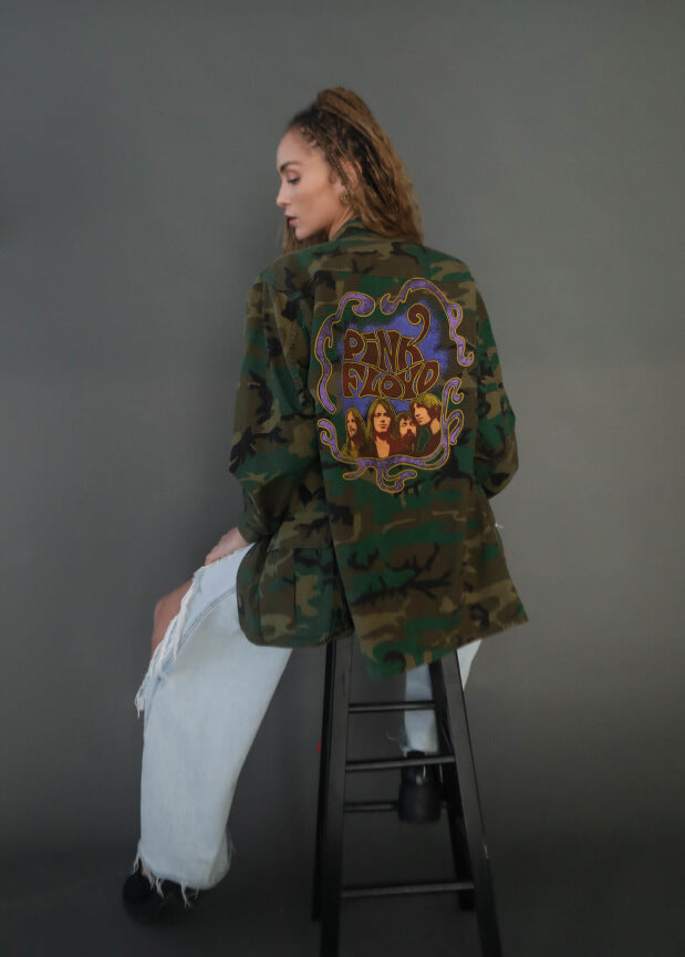 Pink Floyd Authentic Vintage Camo Jacket
