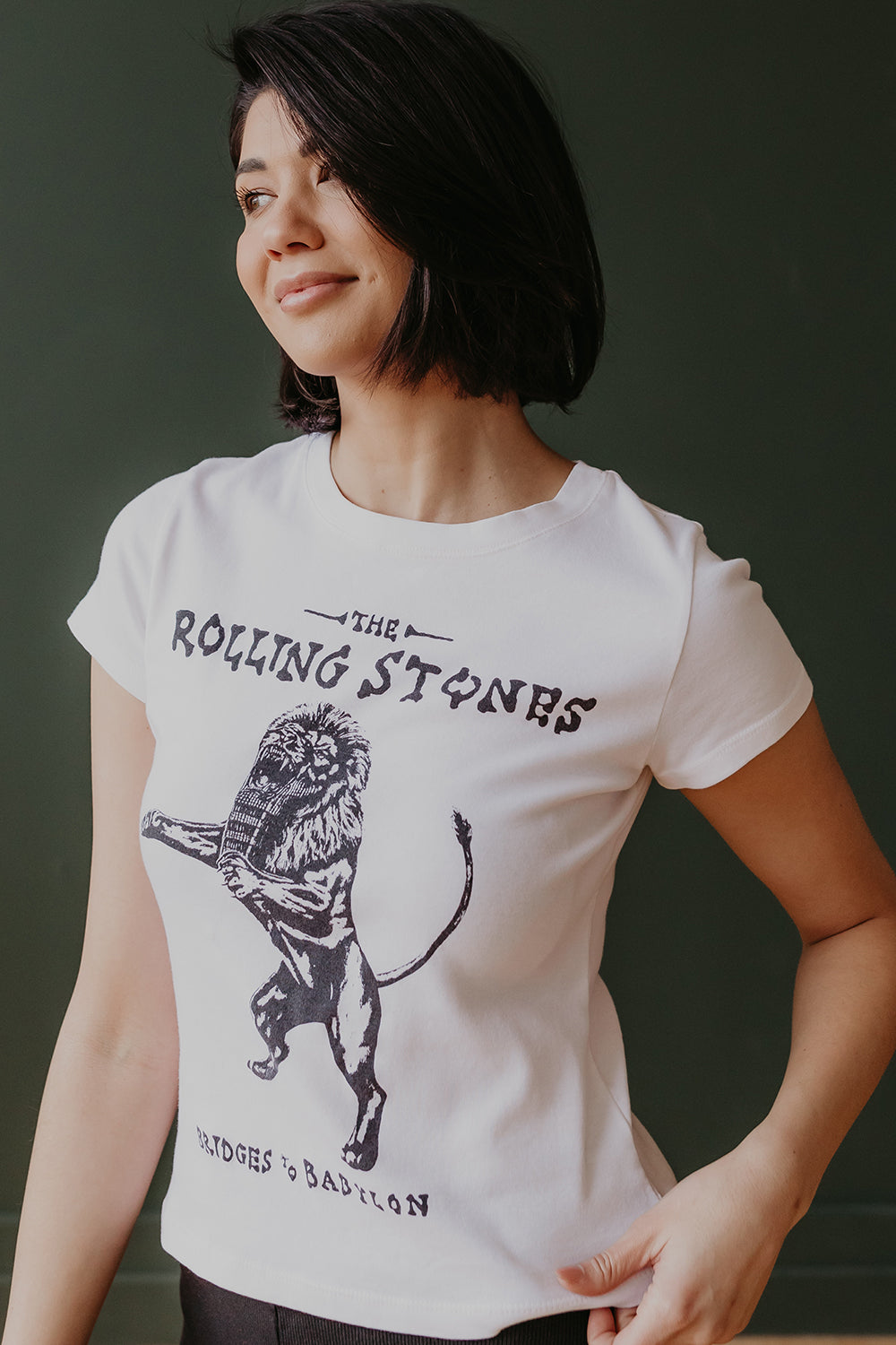 Rolling Stones Bridges to Babylon Baby Tee