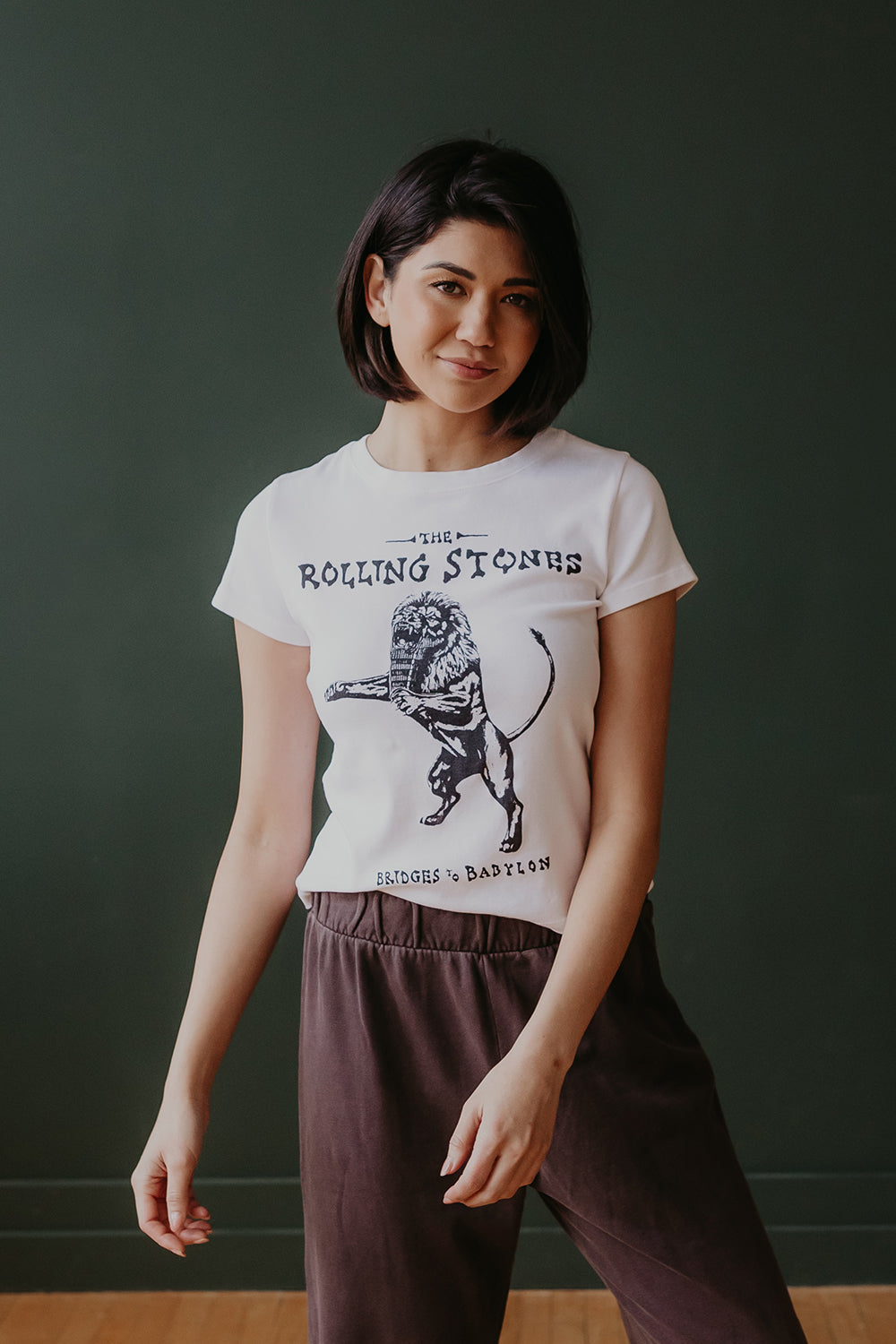 Rolling Stones Bridges to Babylon Baby Tee