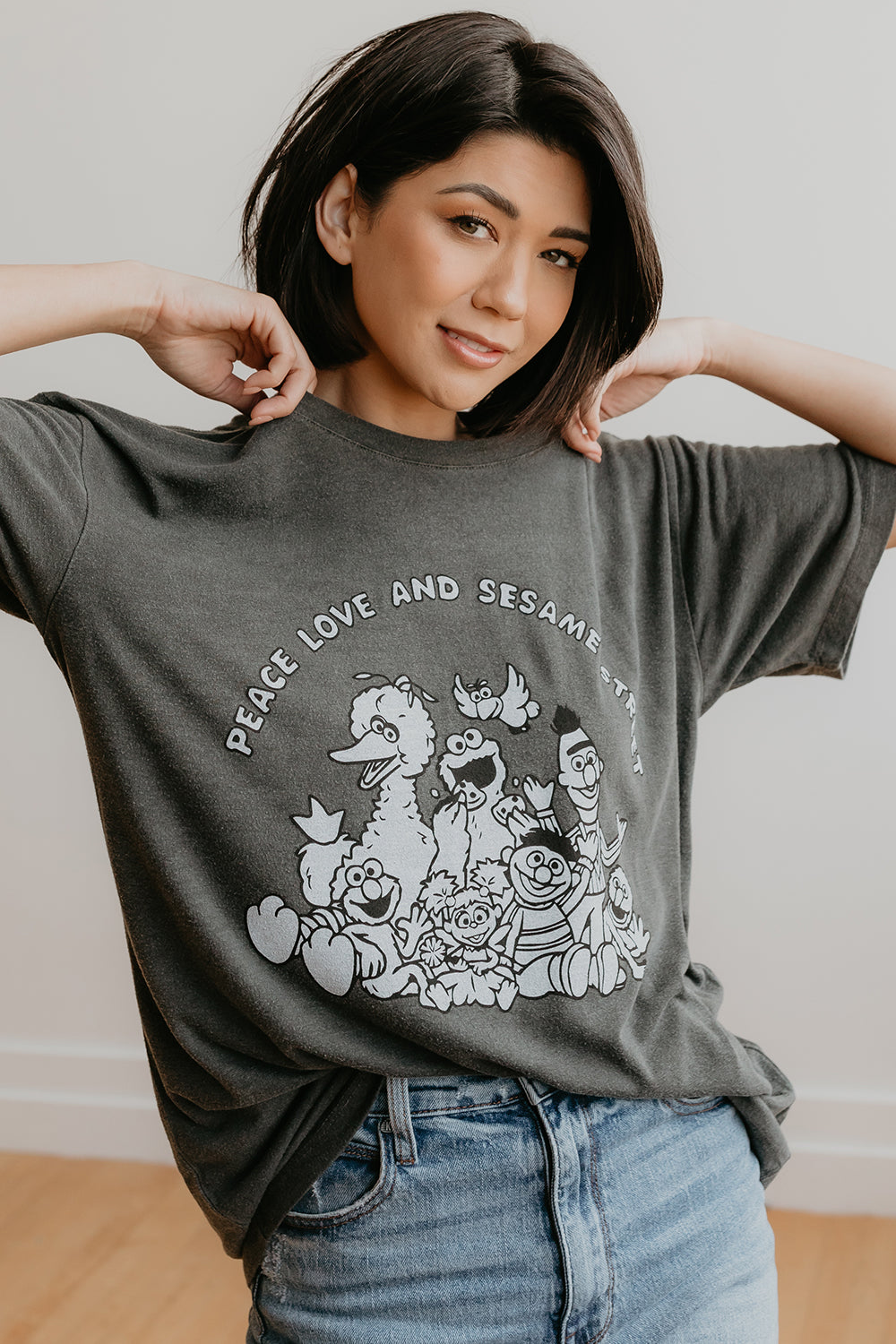 Sesame Street Peace and Love Tee
