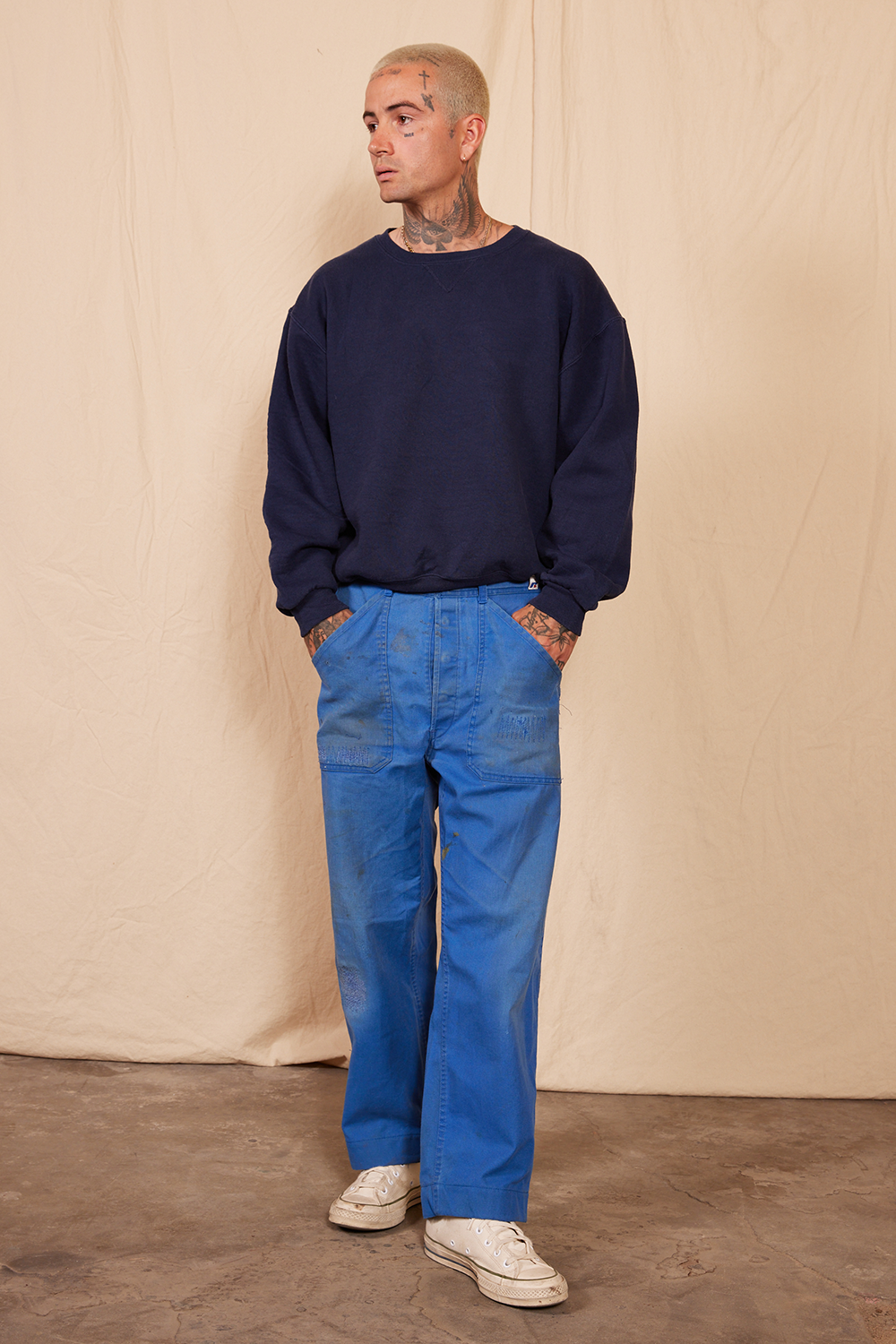 Vintage 1980s Navy Sweatshirt