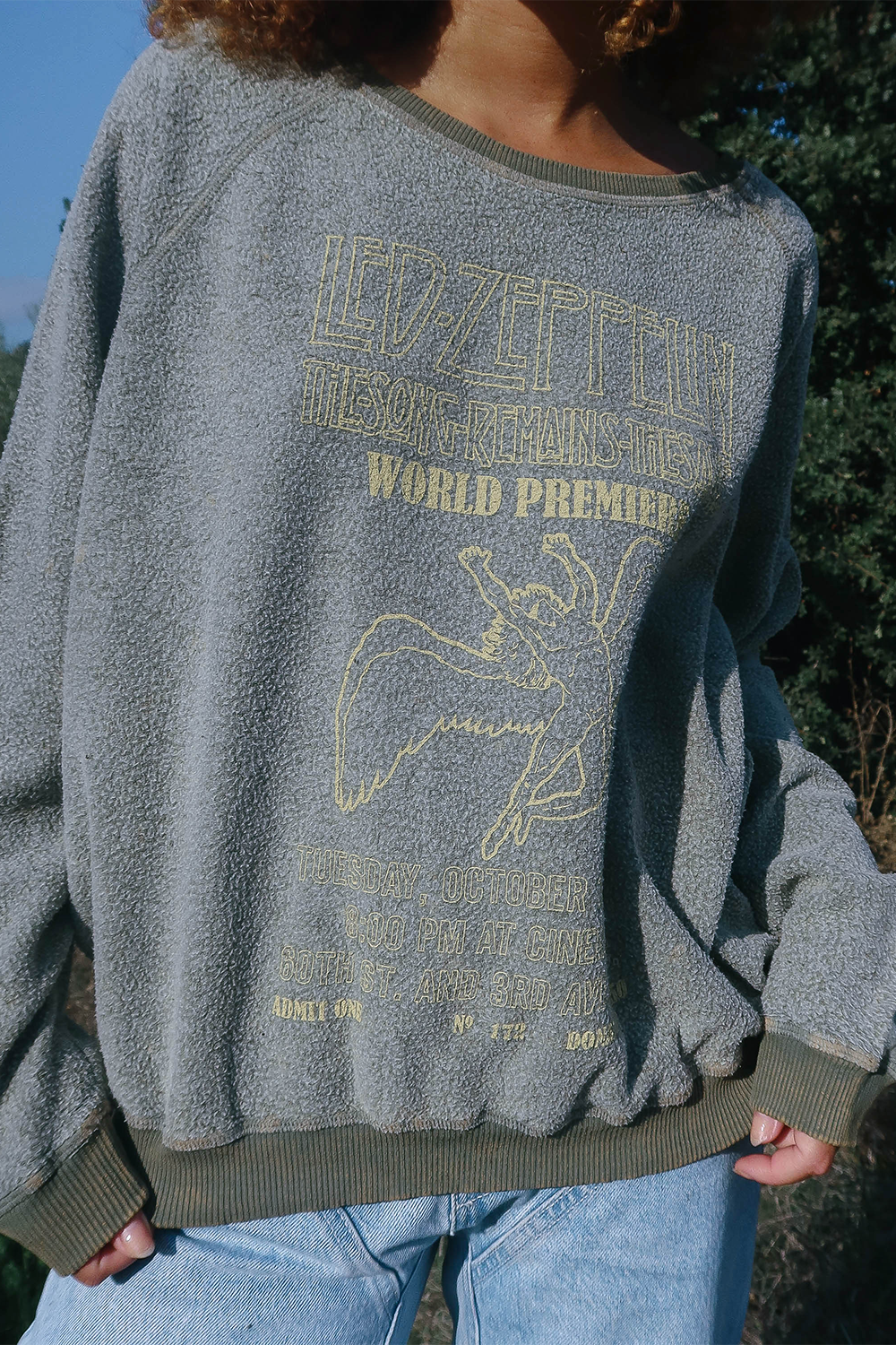 Led Zeppelin Swan Song Plush Sweatshirt
