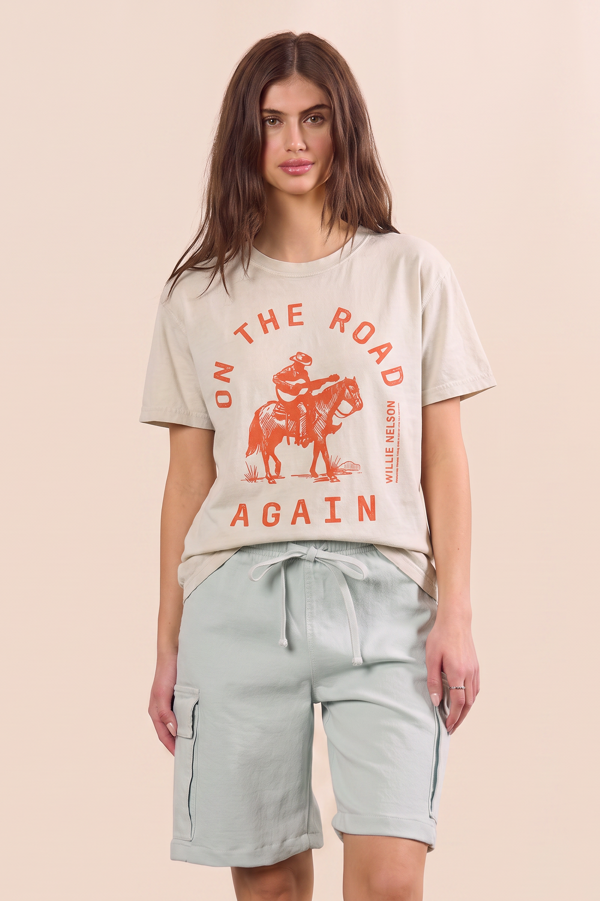 Willie Nelson on the Road Raglan