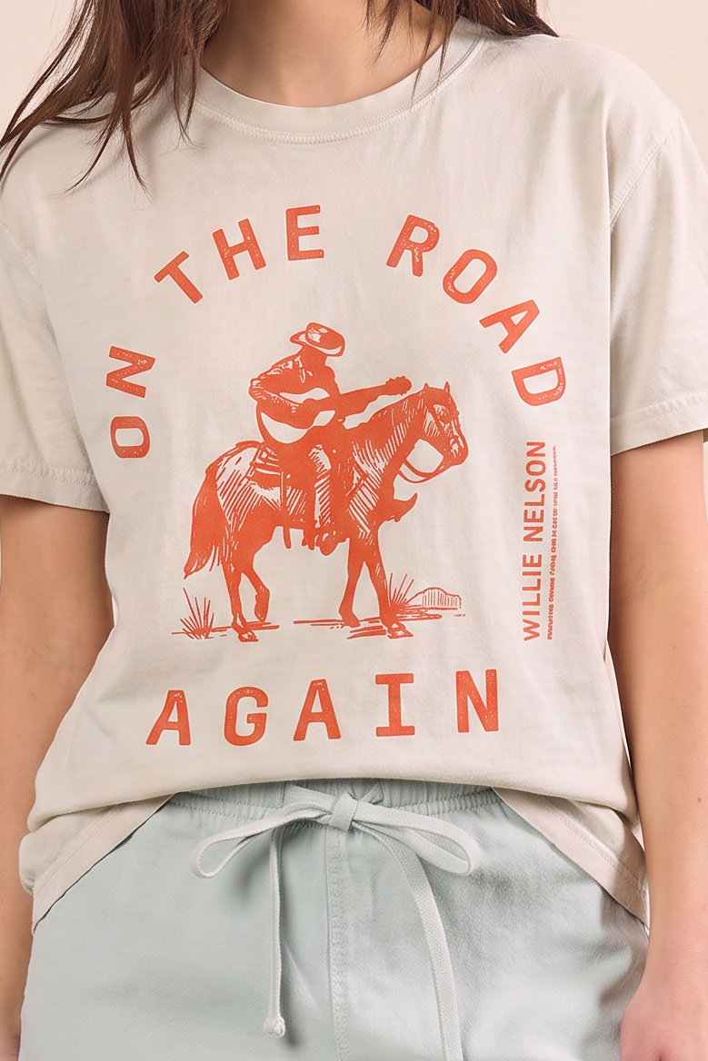 Willie Nelson on the Road Raglan