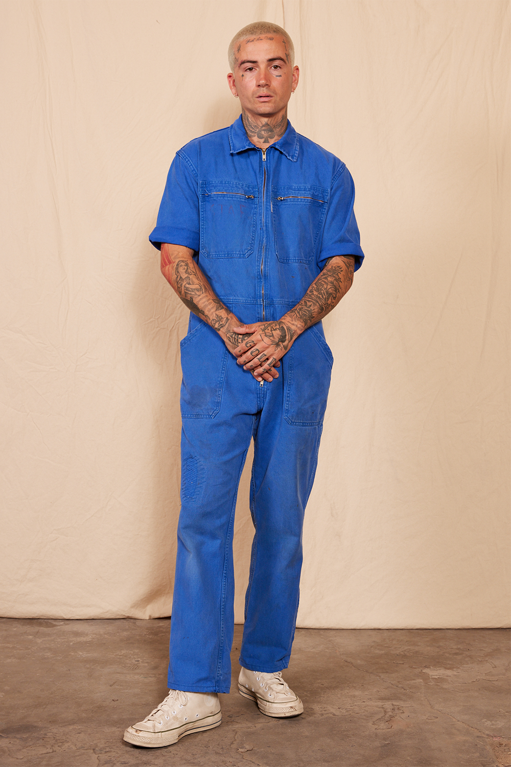 80 s Reworked Vintage Moran s Coverall Jumpsuit