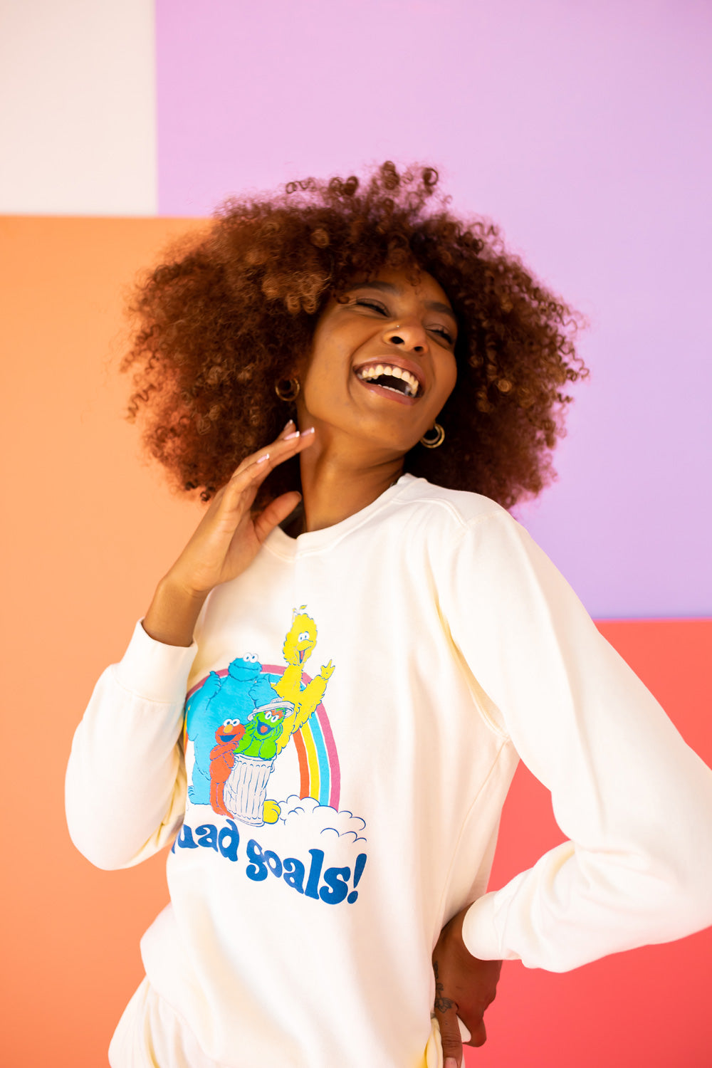 Sesame Sweatshirt Squad Goals