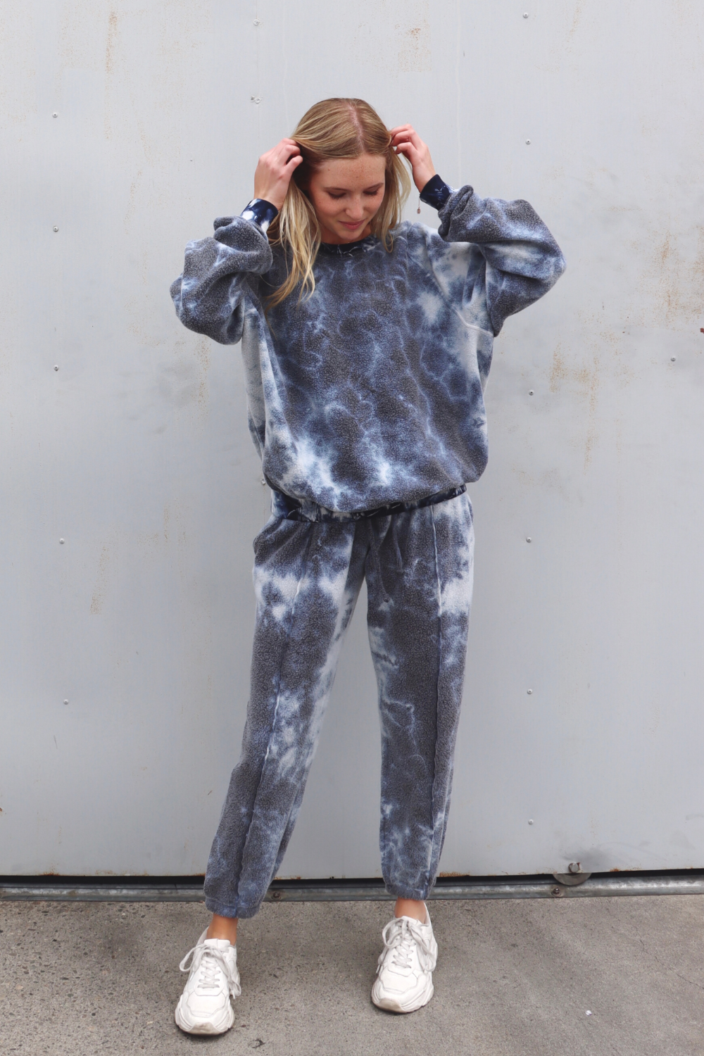 Tie dye sweatpant suit sale