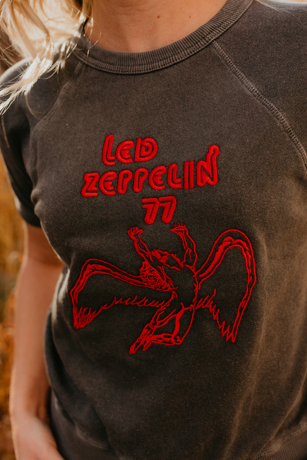 Led Zeppelin '77 Terry Raglan Shirt