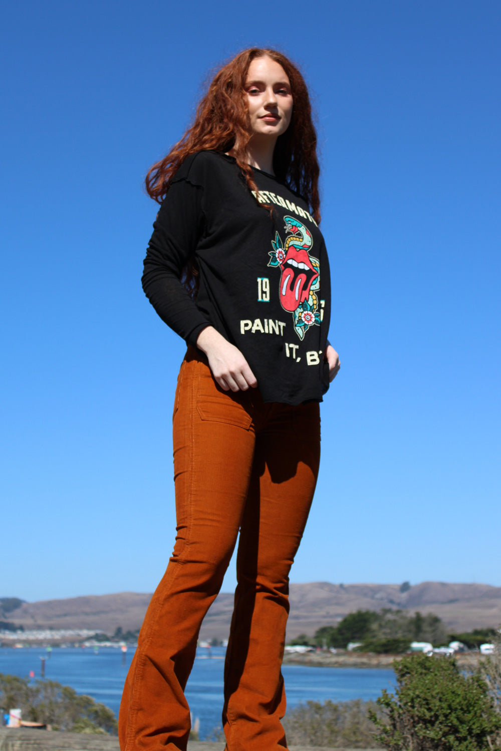 Rolling Stones Paint It Black Long Sleeve