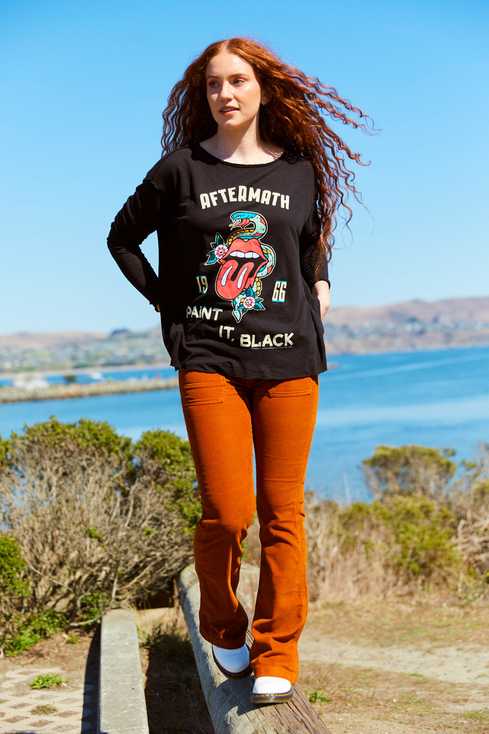 Rolling Stones Paint It Black Long Sleeve