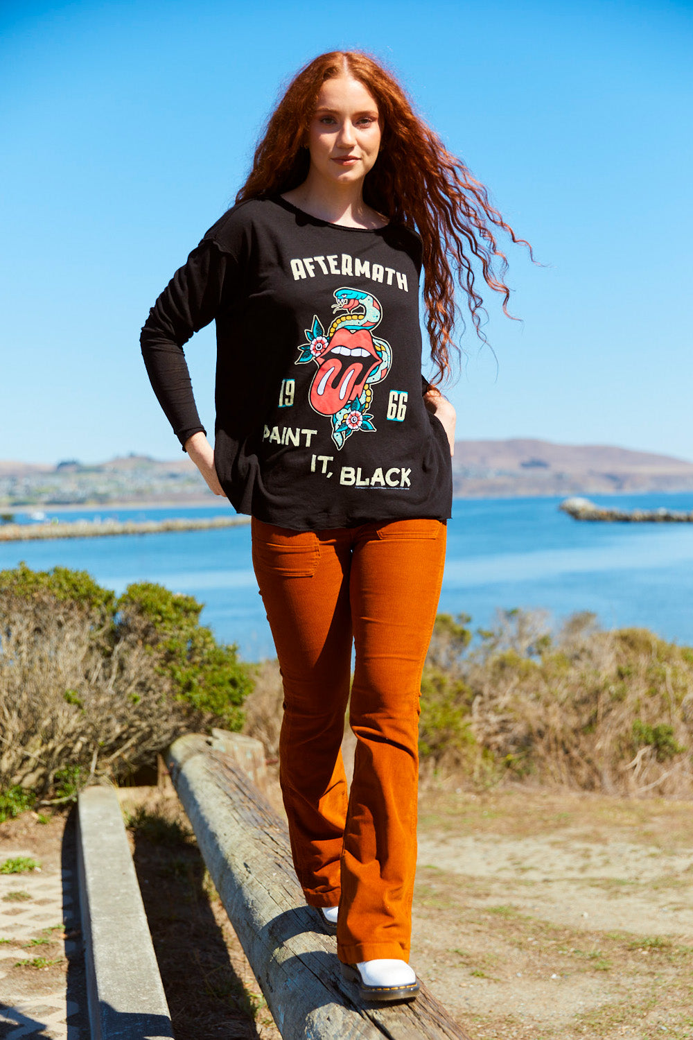 Rolling Stones Paint It Black Long Sleeve