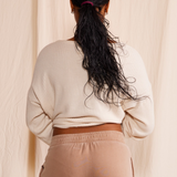 Henley Waffle Top