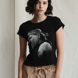 Willie Nelson Just Breathe Baby Tee