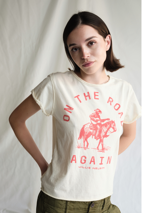 Willie Nelson On The Road Again Tee