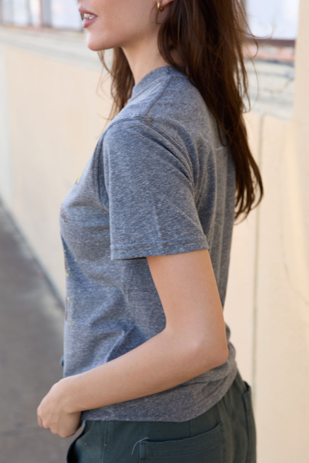 Willie Nelson On The Road Heather Tee