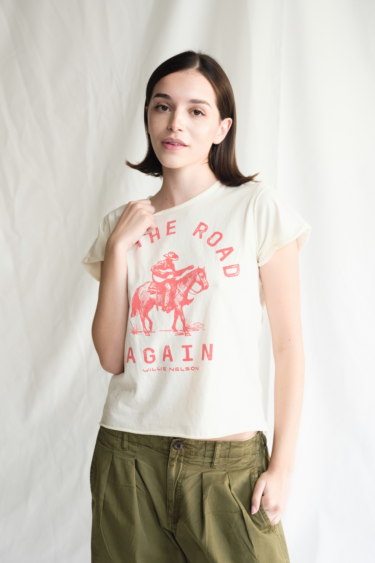 Willie Nelson On The Road Again Tee