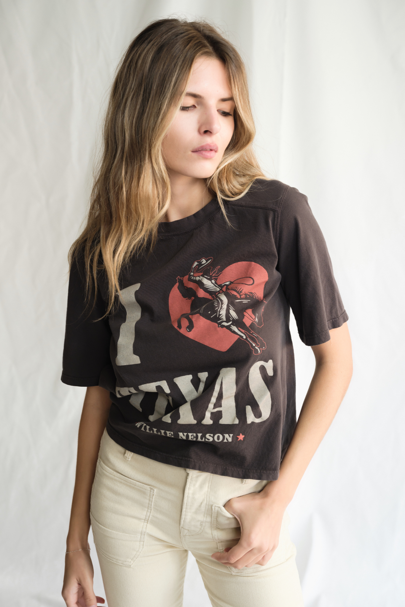 Willie Nelson I LOVE TEXAS Top