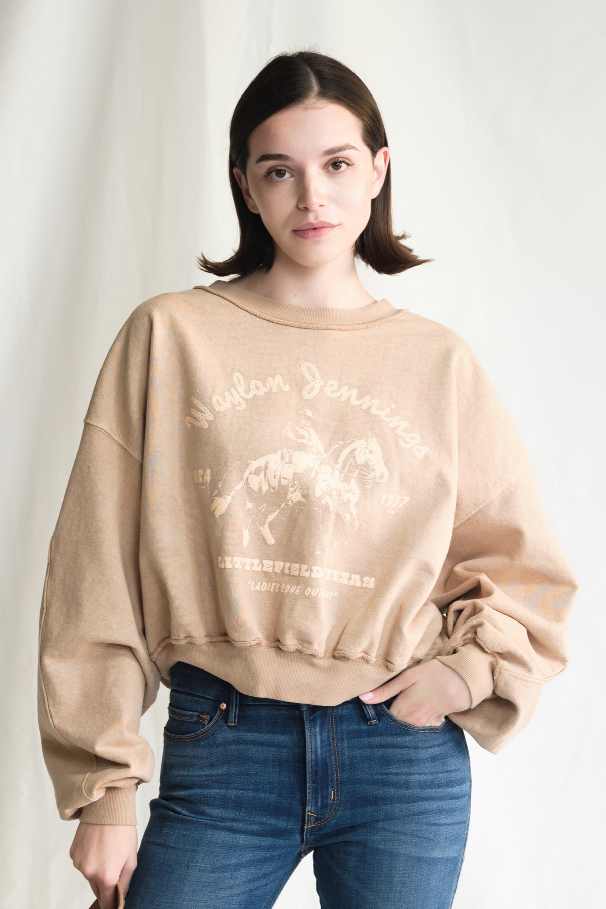 Waylon Jennings Hometown Sweatshirt