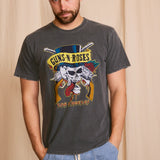 Guns N Roses Los Angeles Top Hat Skull Men's Tee