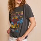 Led Zeppelin Inglewood Sunkissed Gray Tee