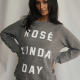 Rosé Kinda Day Pullover