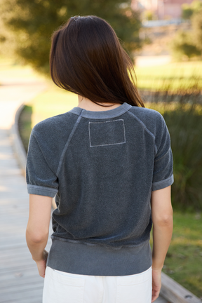 Champagne Raglan Top