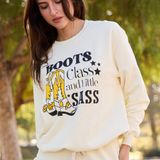 Boots Class and Little Sass Pullover
