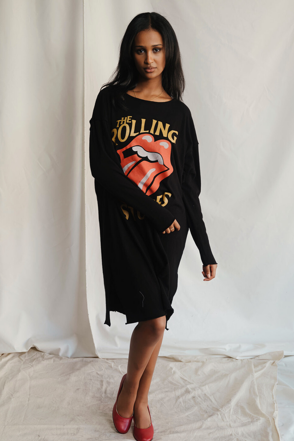 rolling stones t shirt dress Buy Grey The Rolling Stones Band T-Shirt Dress (3-16yrs) from Next USA