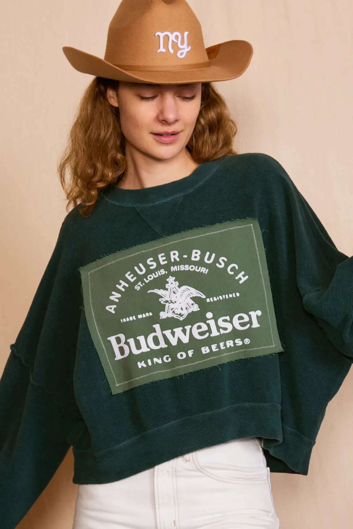 Budweiser King of Beers Oversized Sweatshirt