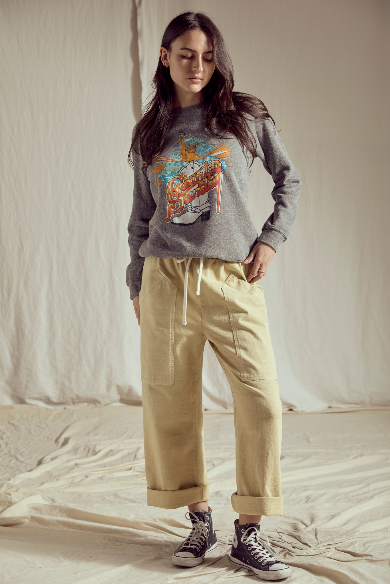 Country Sunday Fleece Sweatshirt