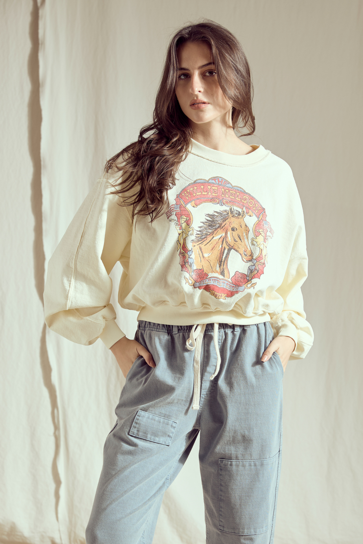 Willie Nelson Wild West Sweatshirt