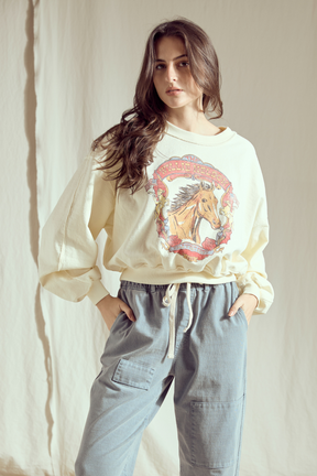 Willie Nelson Wild West Sweatshirt