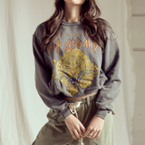 Def Leppard Upcycle Golden Sweatshirt