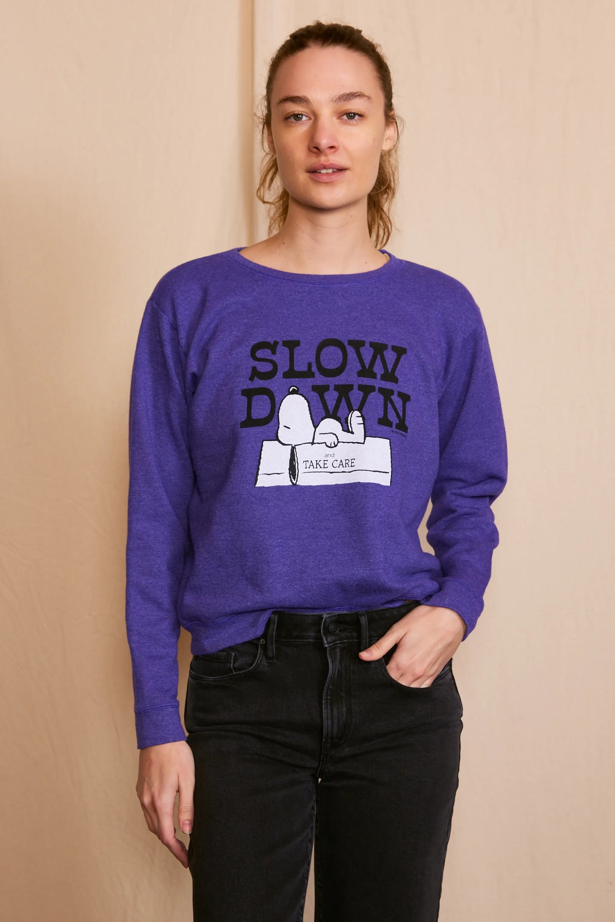 Peanuts Slow Down Authentic Vintage Sweatshirt