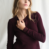 Maine Waffle Long Sleeve Top