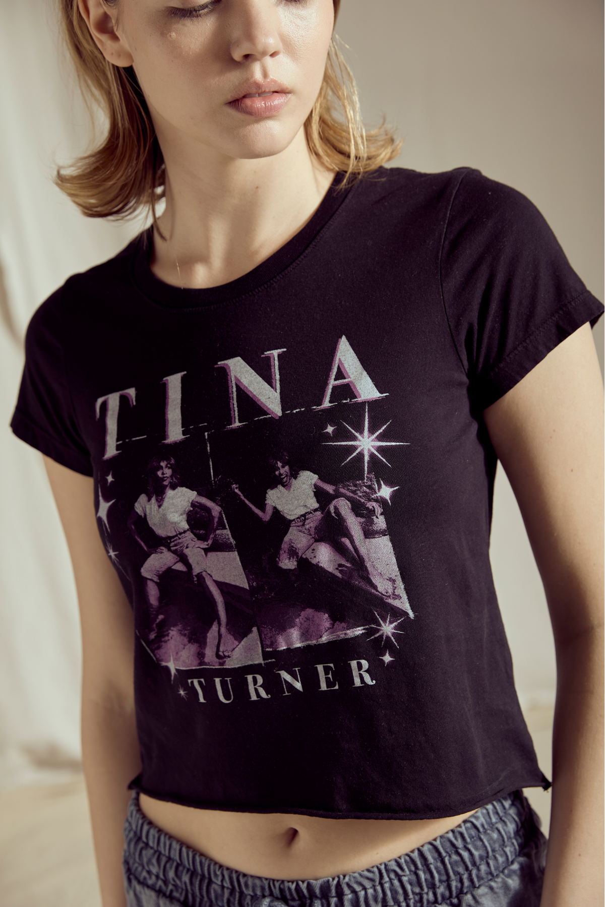 Tina Turner Crop Tee
