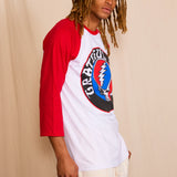 Grateful Dead Stealie Baseball Men's Tee