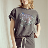 Howling at the Moon Short Sleeve Crewneck