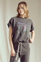 Howling at the Moon Short Sleeve Crewneck