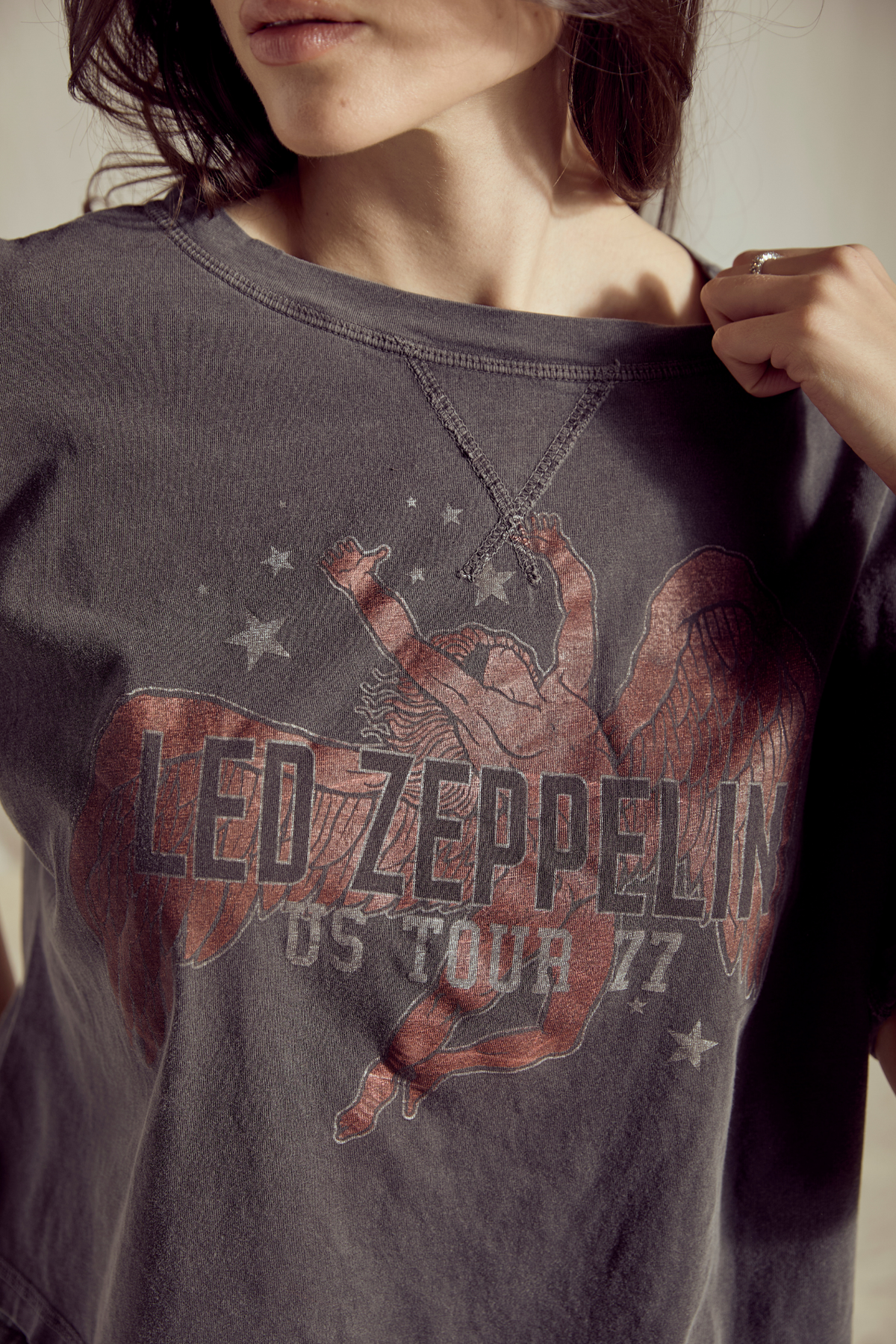 Led Zeppelin Rock & Roll 77 Tee