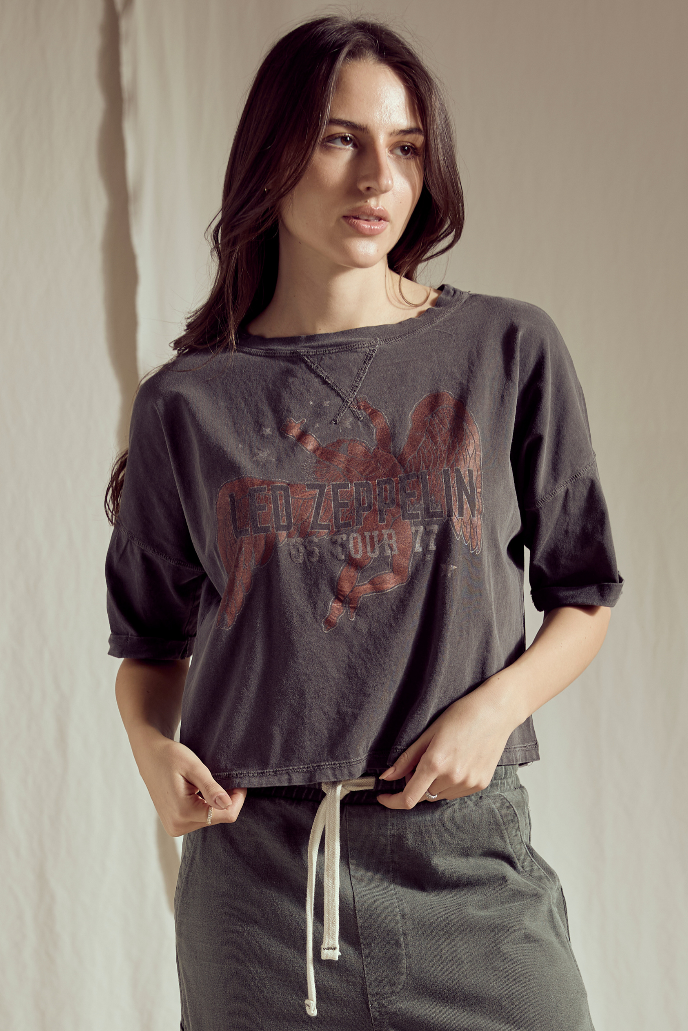 Led Zeppelin Rock & Roll 77 Tee