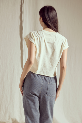 Merry & Bright Crop Tee