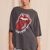 The Rolling Stones Thru and Thru Oversized Tee